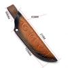 Multi-function Leather Sheath 18cm Straight Knife Cover Leather Sheath Belt  Outdoor Tool