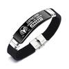 Fashion 12 Zodiac Silicone Stainless Steel Bracelet Wristband Adjustable Bracelet Zodiac Men's Ladies Jewelry Couple Gift