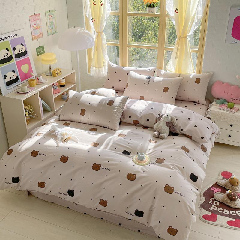 Элегантный синий цветочный узор пододеяльник комплект 100% хлопок мягкий приятный для кожи комплект постельного белья размера Queen одеяло чехол наволочки