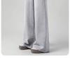 Women's High Waist Gray Wide Leg Jeans - 2025 Summer Slimming Straight Pants