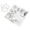 Clear Stamps  Carbon Steel Material Transparent Printing Appearance Decorative Reusable  Cutti