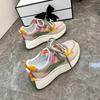 Fashion Women Sneakers Platform Patchwork Casual Sport Shoes Ladies Lace Up Outdoor Running Vulcanized Shoes Tenis Feminino2025