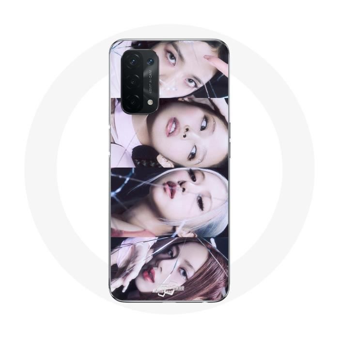 Case for Oppo A74 5G - MANIACASE - Blackpink - Flexible - Black - Synthetic