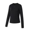 Li-Ning Comfortable Slim Fit Long Sleeve Running T-Shirt Women Tops Black ATLU048-1