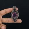 Pink Kunzite Pendant Gemstone Jewelry, 999 Copper Wire Wrapped Pendant, Handmade Jewelry Birthstone Pendant, Gift For Him