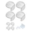 4Pcs Furniture Protective Covers Transparent Self-adhesive Baby Proofing Corner Protectors Guards for Home