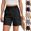 Women's Casual Formal High Waist Cargo Shorts Summer Fashion Hiking Outdoor Casual Shorts
