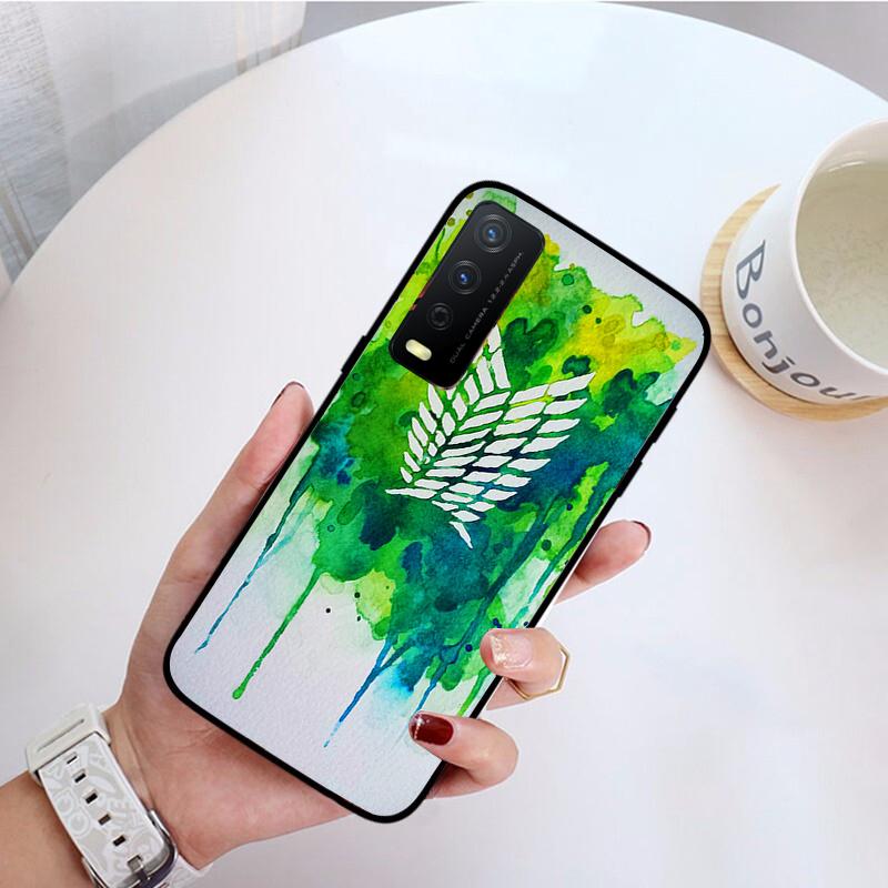 Anime Japanese Attack On Titan Phone Case for VIVO Y31 Y21 Y70 Y21S Y20 Y72 1907 Y12 Y11S Y53S Y33S Y55 Y76 Y51 Y15S Y01