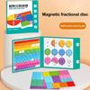 Magnetic Score Book for Students Visual Interactive Learning Tool with Strong Magnets Educational Fraction Puzzle for Classroom And Travel