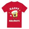 SpongeBob SquarePants Mens Happy Holidays Christmas T-Shirt