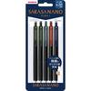 Zebra Gel Ballpoint Pen Sarasanano 0.38mm Vintage Color 5 Color Set JJX72-5C-V-N