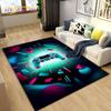 Cartoon Gamer Game Controller Area Rug Large,Carpets Rug for Living Room Children's Room,Kids Play Crawl Non-slip Floor Mat Gift