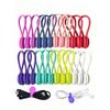 Magnetic Cable Organizer, Reusable Silicone Cable Ties, Twist-Tie Cable Management for Bundling and Organizing Items, Refrigerator Magnet Cable Wrap