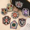 College Style Badge Embroidery Sticker Embroidery Label Shoe Badge Cloth Label Chest Badge DIY Clothing Accessories Patch Cloth Sticker