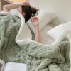 Winter Taf Velvet Double-Layer Coral Fleece Blanket - Lambswool Sofa Throw, Autumn/Winter Quilt