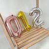 16" Number 0-9 Aluminum Foil Balloons for Weddings & Kids' Birthday Parties