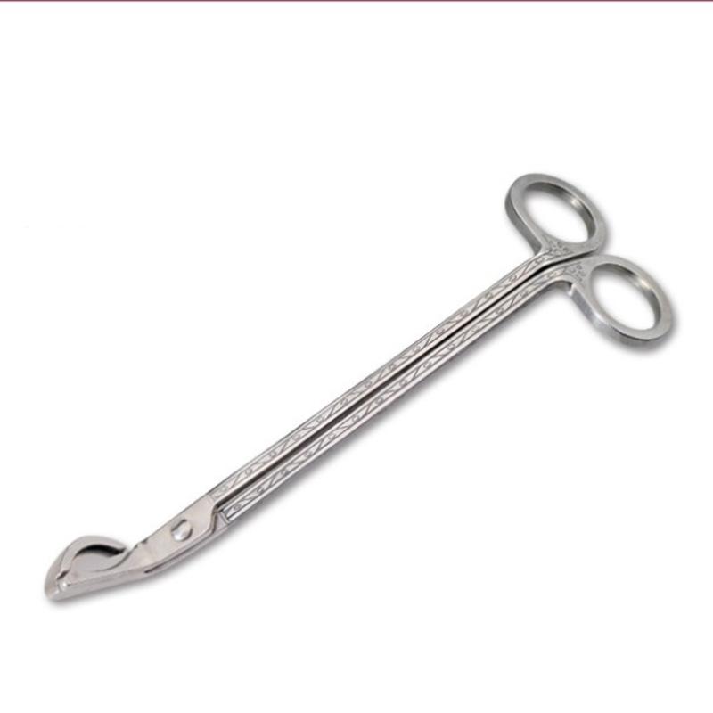 1Pc Candle Wick Trimmer Stainless Steel Candle Scissors Trim Wick Cutter Snuffer