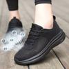 E-commerce Popular Spring and Summer Mesh Shoes Women's Breathable and Non-slip Black Sports Shoes Women's Soft-soled Running Shoes Casual Couple Shoe