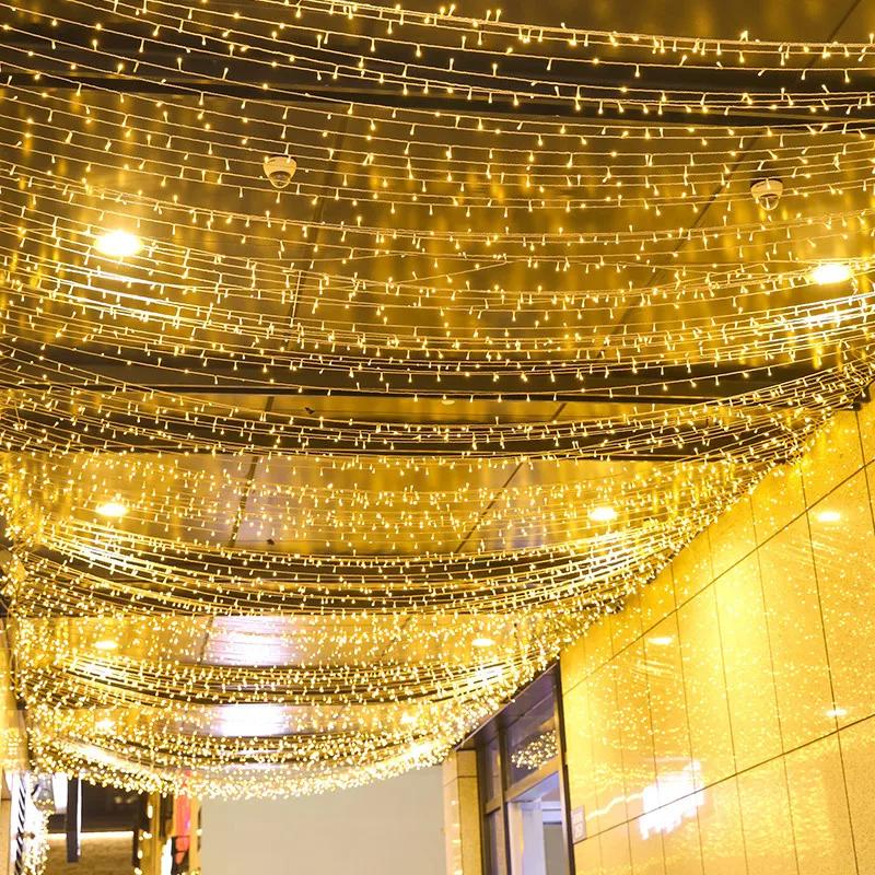 Праздничные светодиодные рождественские огни наружные 20M 10M светодиодные гирлянды украшения для вечеринки праздника свадьбы Гирлянда