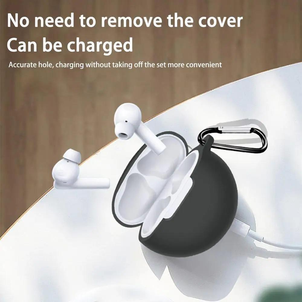 Silicone Wireless Earphone Shell Headphone Charging Box Sleeve for OPPO Enco Buds2 Home/Travel