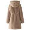 Fashion Winter Coat Female Long Parkas Hooded Can Be Worn On Both The Inside and Outside Loose Thick Warm Women's Faux Fur Jackets
