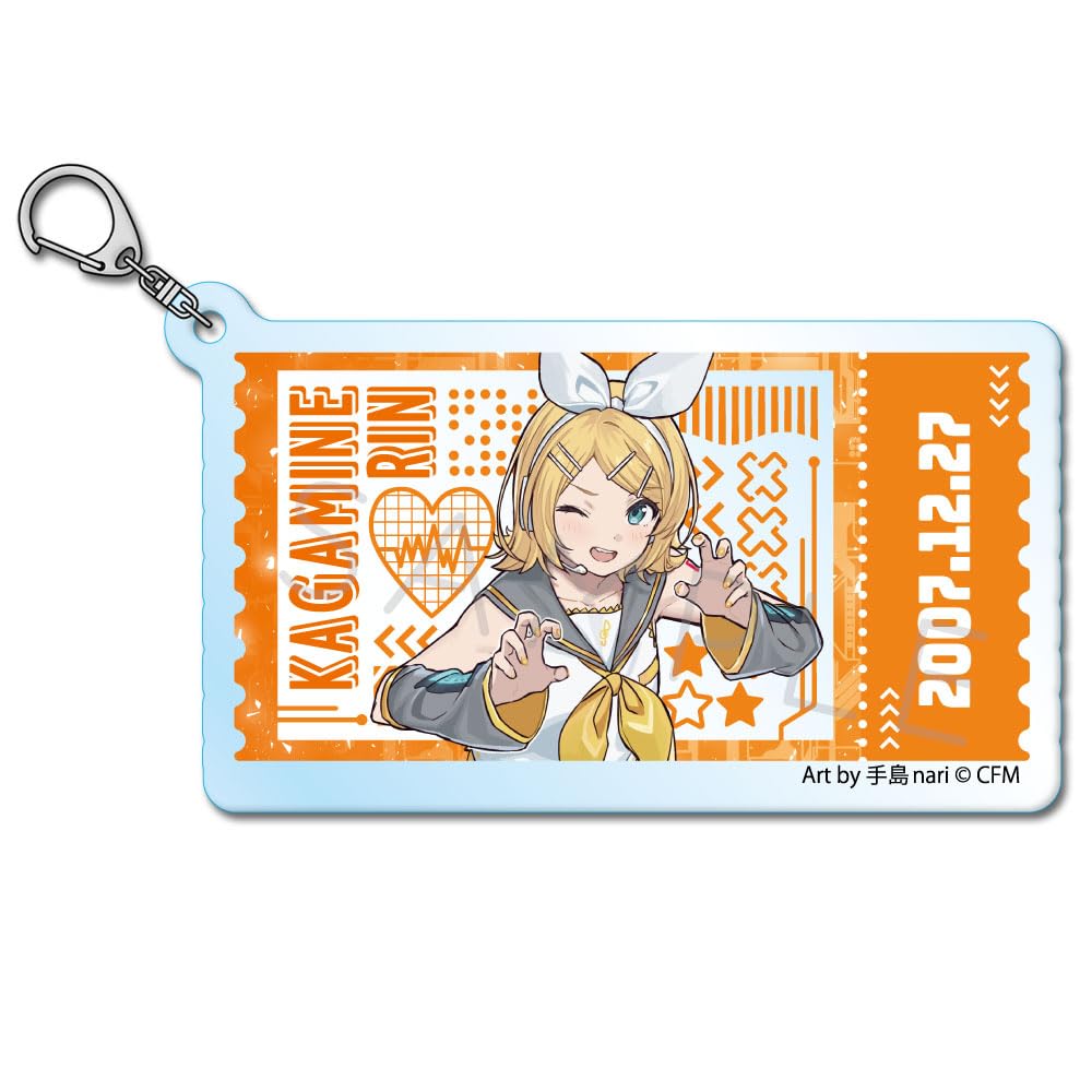 Акриловый брелок Miku Piapro SB "Hatsune & Characters" [Kagamine Rin]