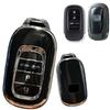 ONTTO Honda Smart Key Case, Key Cover, Key Holder, Silicone, Fits Honda Civic Vezel,