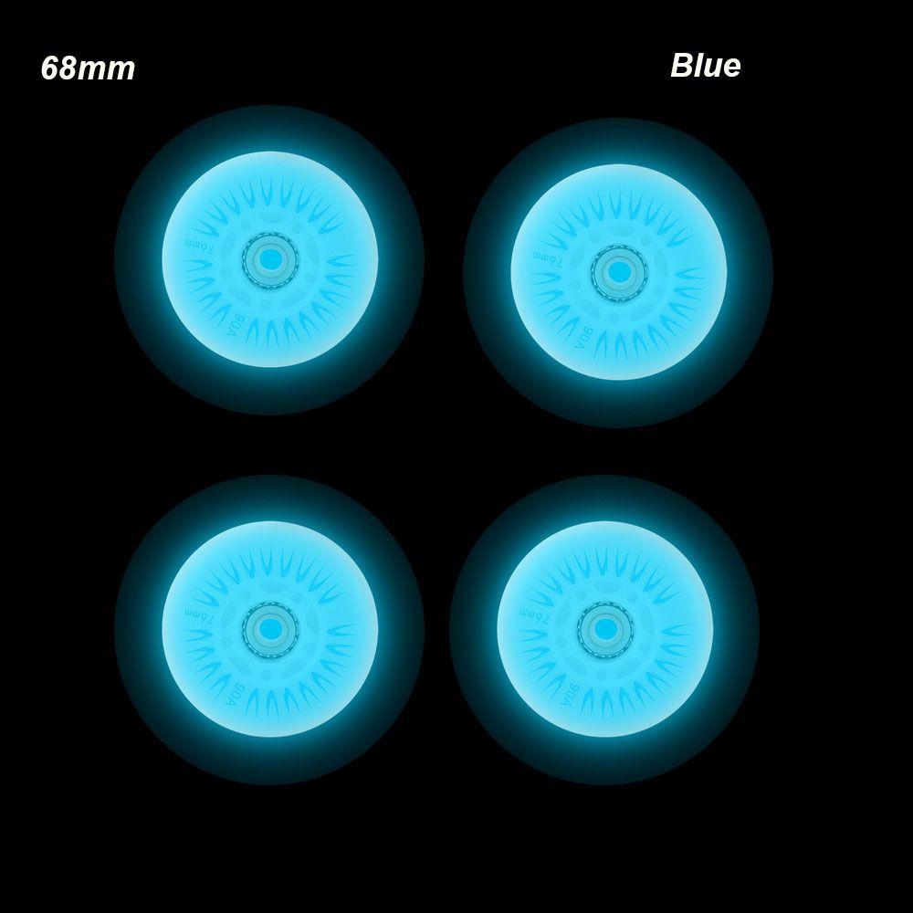Kids 70mm 68mm 64mm 60mm 62mm 80mm 76mm 72mm Flash Wheel Roller Wheels Parts Outdoor Inline Skates