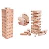 Flashy Mall 54p Mini Jenga Number Wooden Teaching Aid Board Game, Popular Korean Game