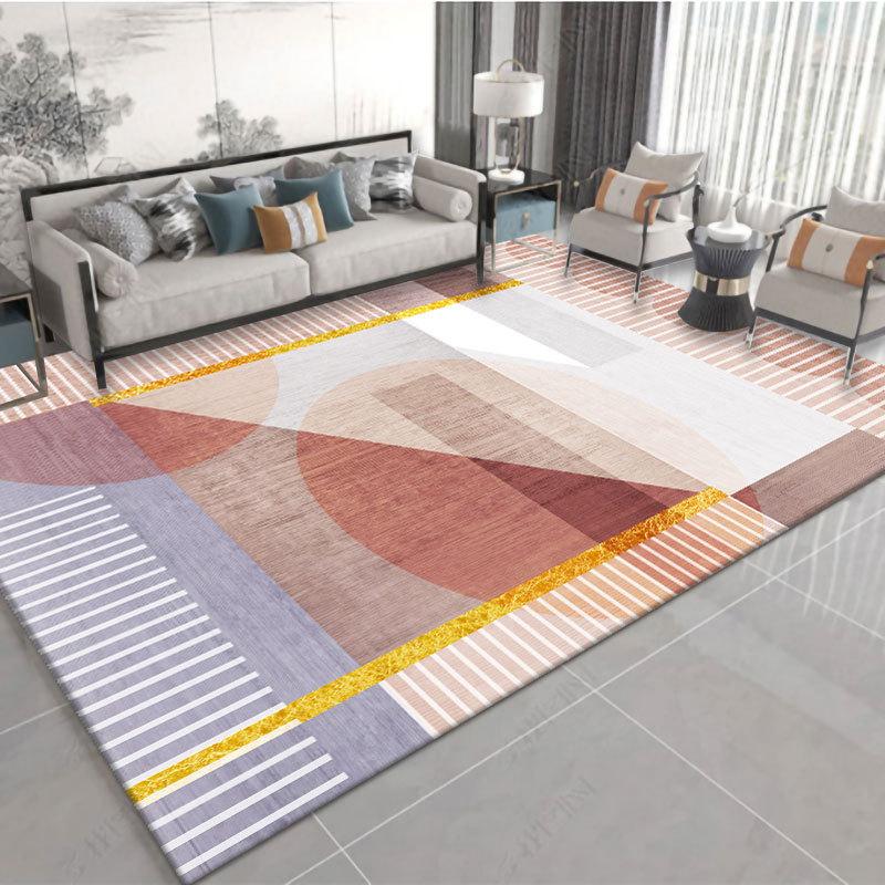Modern Abstract Patterned Large Area Carpet for Living Room Bedroom Decor Non-Slip Soft Floor Carpets Home Decor