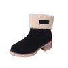 Winter New Boots Medium Tube Two Wear Warm Snow Boots Women Round Head