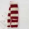 Black White Stripe Wool Knitted Scarf Women Winter Korean Thick Warm Y2k Scarf Fashion Harajuku Knitted Scarf Christmas Gift