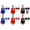 Cheerleading Dance Costume Kids Girl Long Sleeve Off-shoulder Dress with Flower Balls and Socks
