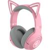 Razer Kraken Kitty V2 BT Quartz Pink Wireless Gaming Headset for Gaming and Chat Distribution That Allows You To Express Your Individuality with Cat