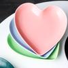 Creative Pink Heart Ceramic Plate Home Western Steak Order Breakfast Dessert Fruit Salad Plate Hotel Restaurant Cooking Dishes