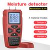 Two-Pin Digital Wood Moisture Meter High-Precision Timber Paper Humidity Tester LCD Display Bamboo Damp Detector