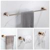 Rose Gold Stainless Steel Wall Towel Rack Toilet Paper Holder Wall Hook Bathroom Accessories
