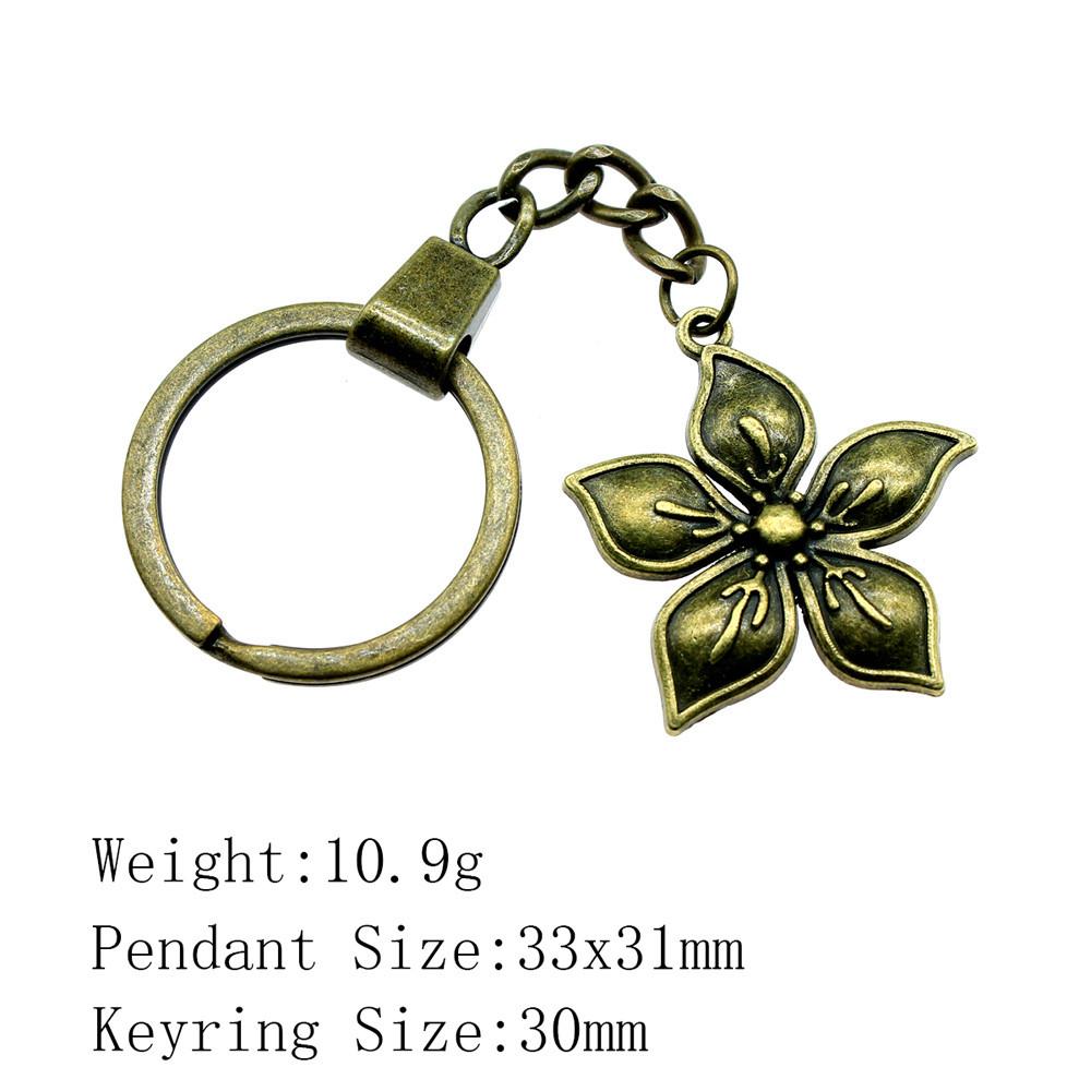 Valentine's Day Car Key Ring The Flower Of Life Keychains Backpack Key Chain For Car
