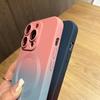 Magnetic For iPhone 15 ProMax Case[Compatible with MagSafe]Cute Gradient Color Case TPU Shockproof Lens for iPhone 14 13 12 Case