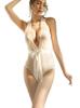 Sexy Lingerie Inner Underwear Nightwear One Piece Setup X034 [Agnel X] See-Through Women's (White, XL)