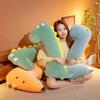 80-120cm Cartoon Animal Kawaii Dinosaur Crocodile Fox Plush Toys Stuffed Soft Long Sleep Pillow Doll Cushion Kids Girls Gift