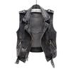 Women Ripped Cowboy Waistcoat Denim Vest Sleeveless Wild Tops Short Jacket