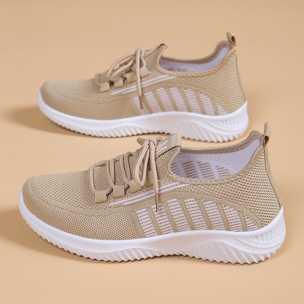 Shoes for Women 2024 New Casual Fashion Running Shoes Flying Woven Breathable Women's Shoes Soft Sole Trend Sneakers Women
