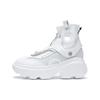 New LiNing Puff Durable Breathable High Top Sports Casual Shoes Women's White AZGS112-1
