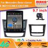 9.7" Vertical Style Tesla Screen Android Car Radio GPS Navigation Multimedia For Mercedes Benz E Class W211 E200 E220 E300