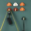 4PCS Nordic Style Cloud Shaped Punch Free Wall Hanging Self Adhesive Clothes Bags Keys Hanging Rack Drilling Decoration Hook