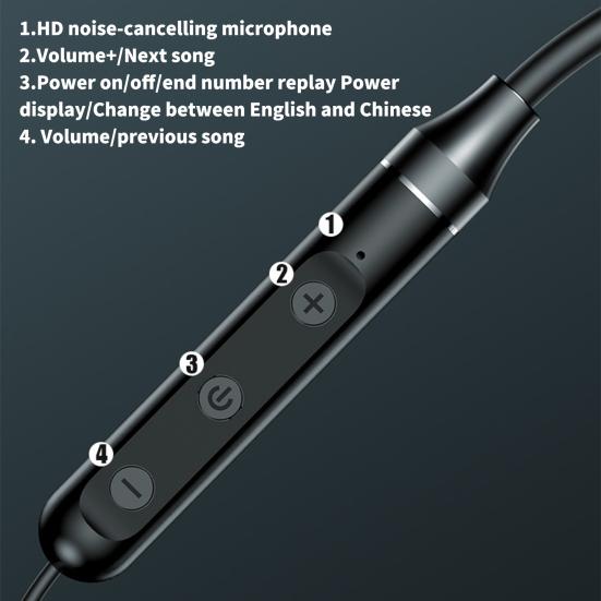 Excellent Wireless Earbud Surround Sound Effect Lightweight Low Power Consumption