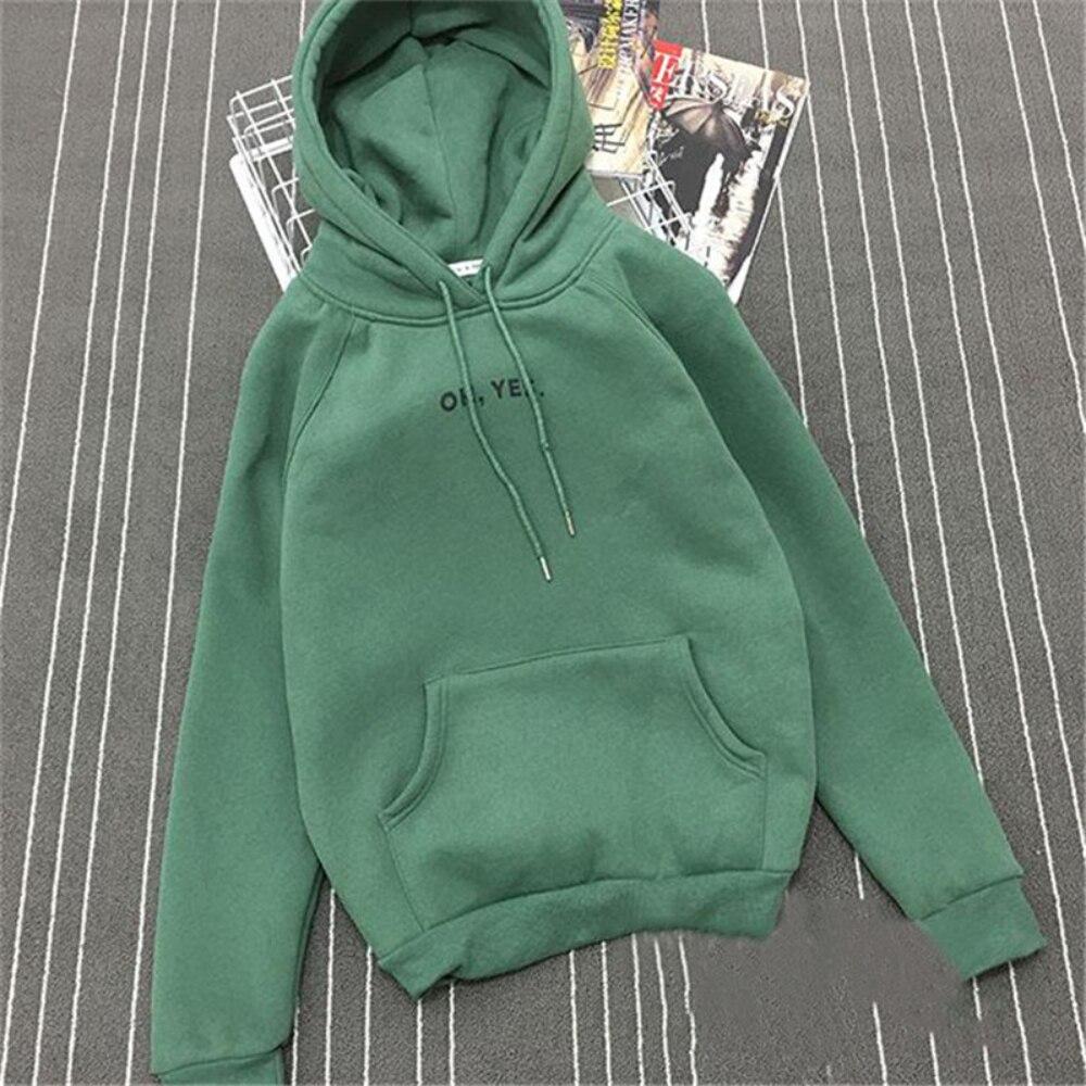 Autumn Winter Hooded Clothes New Casual Loose Harajuku Women Sweatshirt Hoody Letter Print Korean Fashion Pullovers Long Sleeve