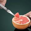 Stainless Steel Orange Peeler Stripper with Long Handle Fruits Grapefruit Cutter Double-sided Blade Knife Kitchen Utensils