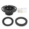 3 Inch Rv Toilet Flange Seal Kit 385345892 RV Toilet Seal and Socket Toilet Flange for RV 300 310 320 Toilets Black